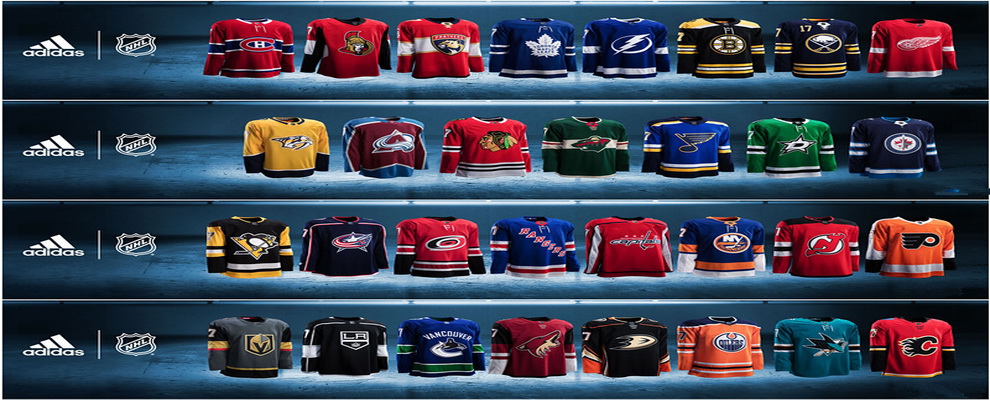 2017-2018 Adidas NHL Jerseys