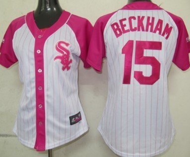 Chicago White Sox #15 Gordon Beckham 2012 Fashion Womens Athletic Jersey