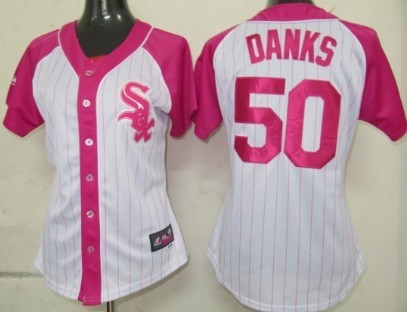 Chicago White Sox #50 John Danks 2012 Fashion Womens Athletic Jersey