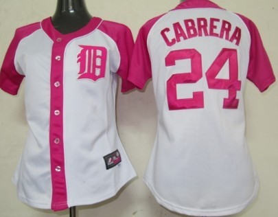 Detroit Tigers #24 Miguel Cabrera 2012 Fashion Womens Athletic Jersey