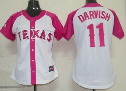 Texas Rangers #11 Yu Darvish 2012 Fashion Womens Athletic Jersey