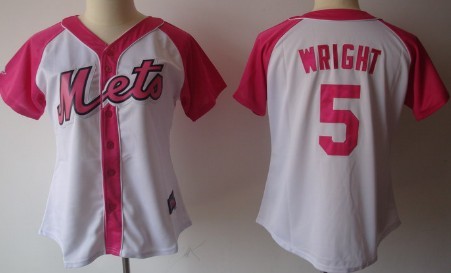 New York Mets #5 David Wright 2012 Fashion Womens Athletic Jersey