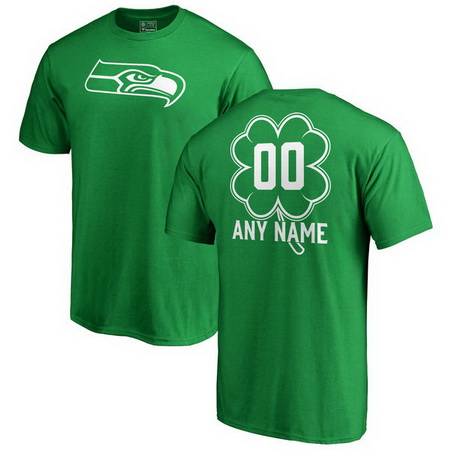 Seattle Seahawks Pro Line Custom Dubliner T-Shirt - Kelly Green