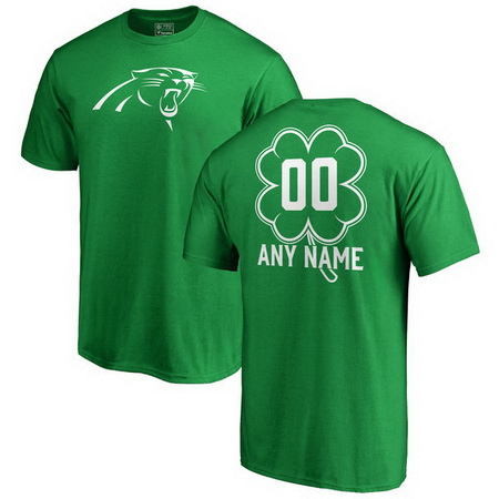 Carolina Panthers Pro Line Custom Dubliner T-Shirt - Kelly Green