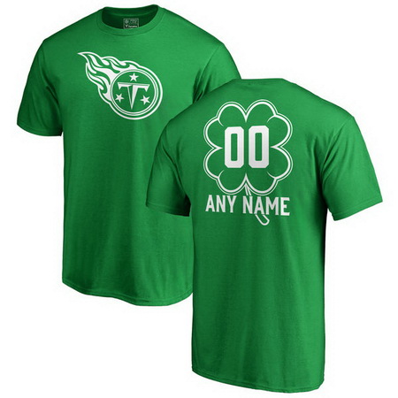 Tennessee Titans Pro Line Custom Dubliner T-Shirt - Kelly Green