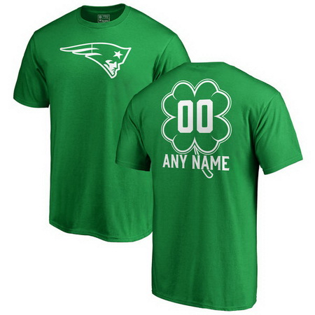 New England Patriots Pro Line Custom Dubliner T-Shirt - Kelly Green