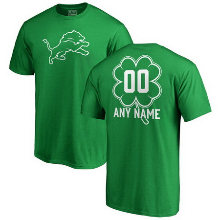 Detroit Lions Pro Line Custom Dubliner T-Shirt - Kelly Green