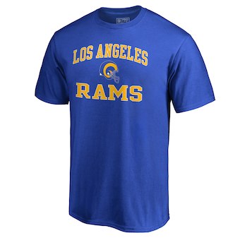 Men's Los Angeles Rams NFL Pro Line Blue Vintage Collection Victory Arch Big & Tall T-Shirt