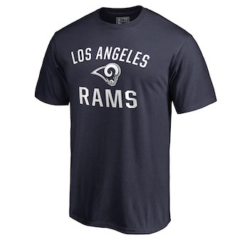 Men's Los Angeles Rams NFL Pro Line Navy Big & Tall Victory Arch Logo T-Shirt