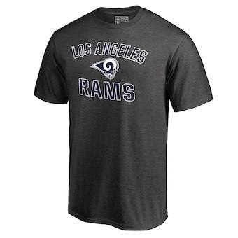 Men's Los Angeles Rams NFL Pro Line Gray Victory Arch T-Shirt