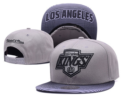 NHL Los Angeles Kings Team Logo Gray Throwback Adjustable Hat