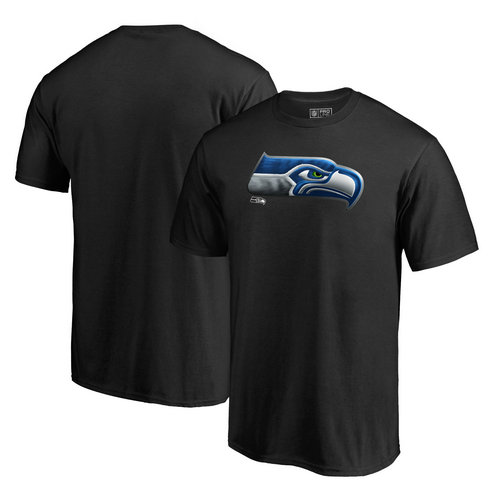 Seattle Seahawks NFL Pro Line Midnight Mascot T-Shirt - Black