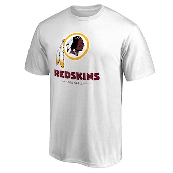 Men's Washington Redskins NFL Pro Line White Team Lockup T-Shirt