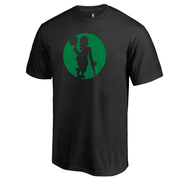 Men's Boston Celtics Black Alternate Logo T-Shirt