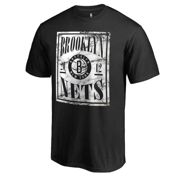 Men's Brooklyn Nets Black Court Vision T-Shirt