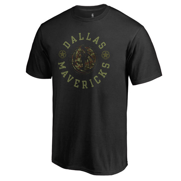 Men's Dallas Mavericks Black Liberty Big and Tall T-Shirt