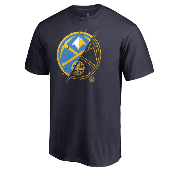 Men's Denver Nuggets Navy X-Ray T-Shirt