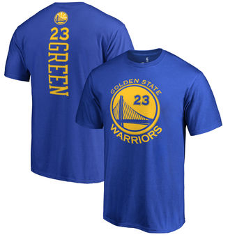 Men's Golden State Warriors 23 Draymond Green Royal Backer Big & Tall T-Shirt