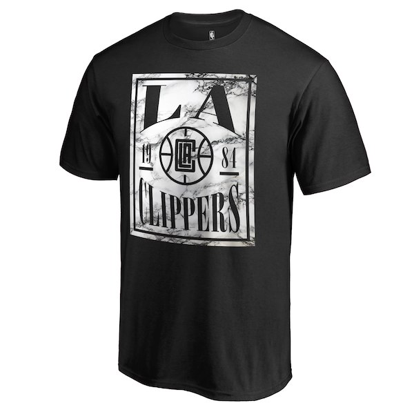 Men's LA Clippers Black Court Vision T-Shirt