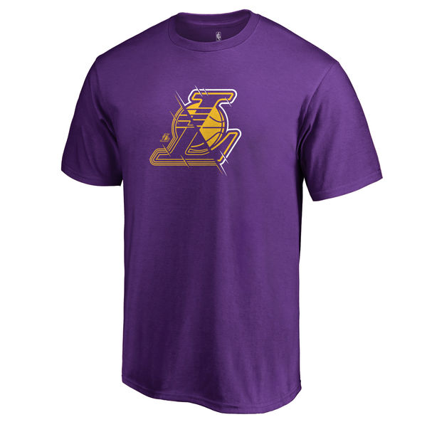 Men's Los Angeles Lakers Purple Team X-Ray T-Shirt