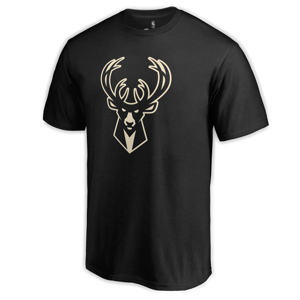 Men's Milwaukee Bucks Black Taylor T-Shirt