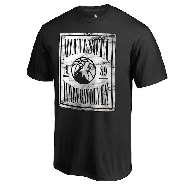 Men's Minnesota Timberwolves Black Court Vision T-Shirt