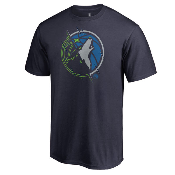 Men's Minnesota Timberwolves Navy Team X-Ray T-Shirt