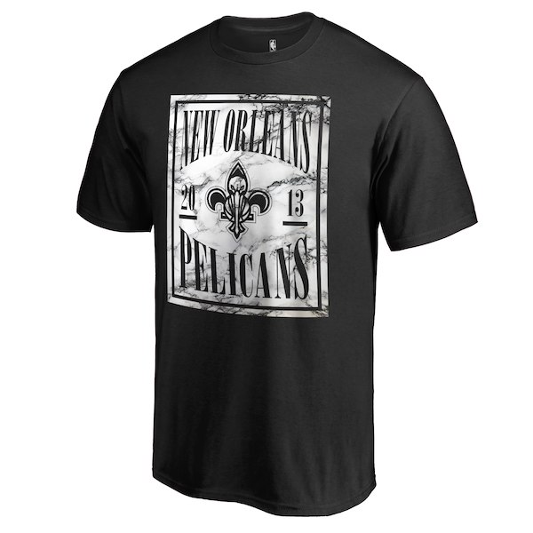 Men's New Orleans Pelicans Black Court Vision T-Shirt