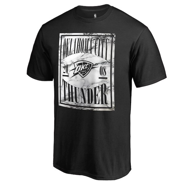 Men's Oklahoma City Thunder Black Court Vision T-Shirt