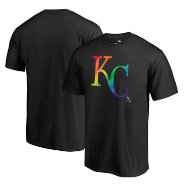 Men's Kansas City Royals Pride Black T Shirt
