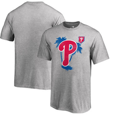Philadelphia Phillies 2018 MLB Spring Training Vintage T Shirt Heather Gray