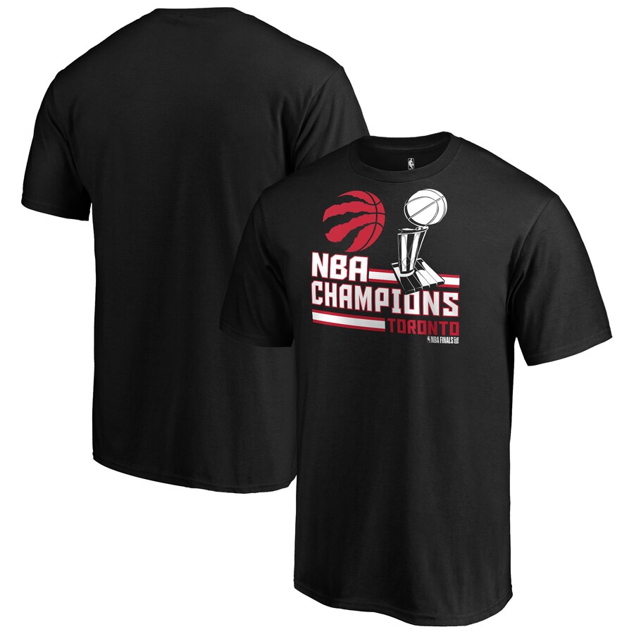 Toronto Raptors 2019 NBA Finals Champions Solid Future T-Shirt Black