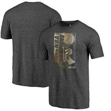 Toronto Raptors 2019 NBA Finals Champions Max Bling Gold Luxe T-Shirt Heather Charcoal
