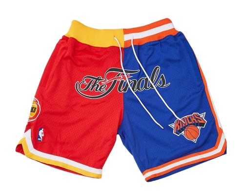 1994 NBA Finals Rockets x Knicks Shorts (Red-Blue) JUST DON