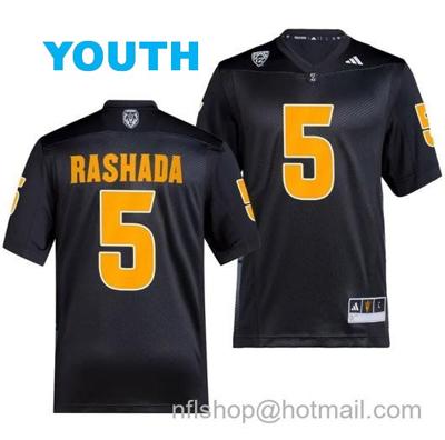 Youth Arizona State Sun Devils Jaden Rashada Jersey #5 Premier Black College Football 2023