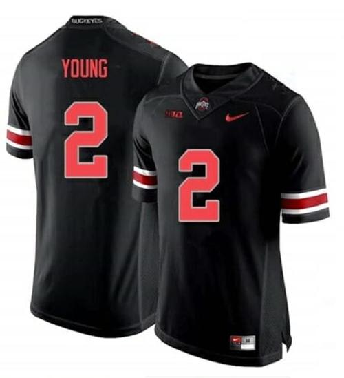 Youth Nike Ohio State Buckeyes #2 Chase Young NCAA College Football Black Jersey