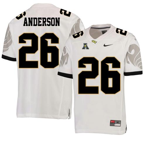 Men's Nike UCF Knights #26 Otis Anderson NCAA College Football Jersey White