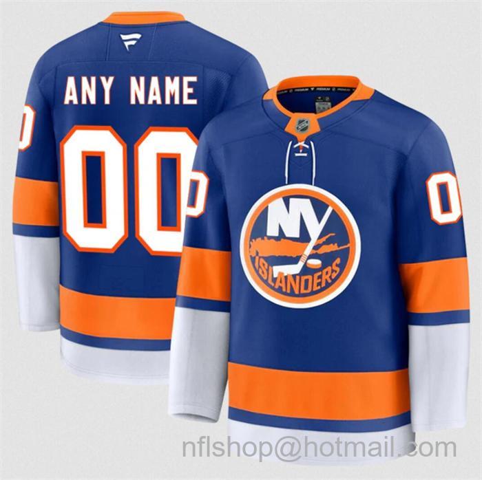 Customized Men's New York Islanders Royal 2024-25 Home Stitched Hockey Jersey