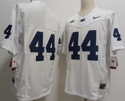 Men's Penn State Nittany Lions #44 Tyler Warren White No Name FUSE Vapor Limited College Football Stitched Jersey