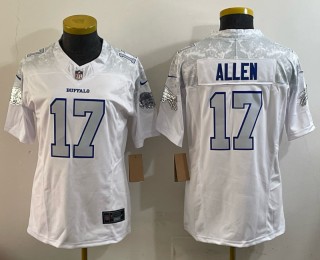 Women's Buffalo Bills #17 Josh Allen White 2025 F.U.S.E. “Rivalries” Vapor Untouchable Stitched Football Jersey(Run Small) Women's Buffalo Bills #17 Josh Allen White 2025 F.U.S.E. “Rivalries” Vapor Untouchable Stitched Football Jersey(Run Small)