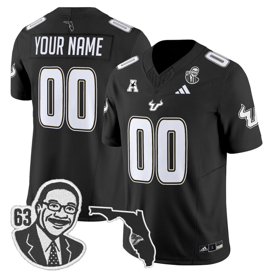 Men's South Florida Bulls Custom 'Lee Roy Selmon Legacy Edition' Vapor F.U.S.E. Limited Stitched Football Jersey - Black