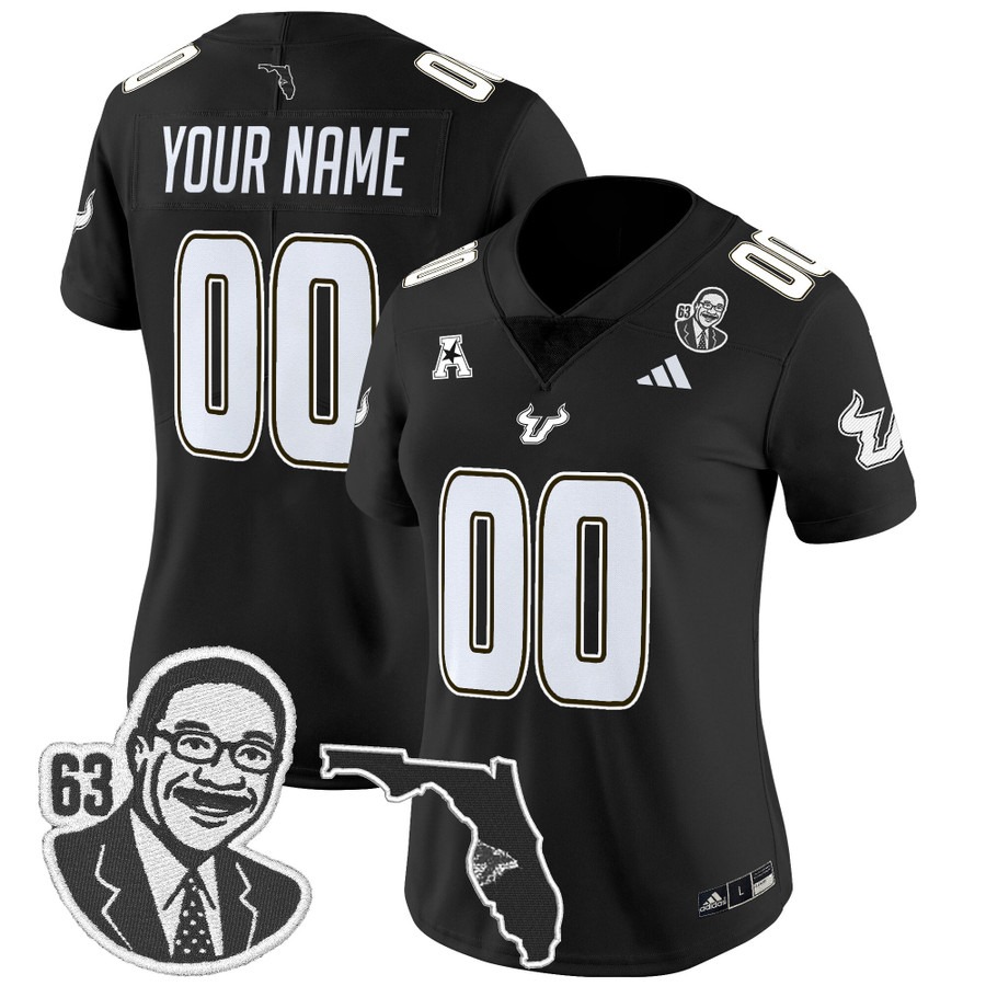 Women's South Florida Bulls Custom 'Lee Roy Selmon Legacy Edition' Vapor Limited Stitched Football Jersey - Black