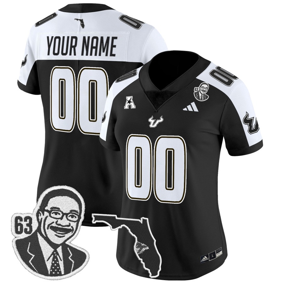 Women's South Florida Bulls Custom 'Lee Roy Selmon Legacy Edition' Vapor Limited Stitched Football Jersey - Black Alternate