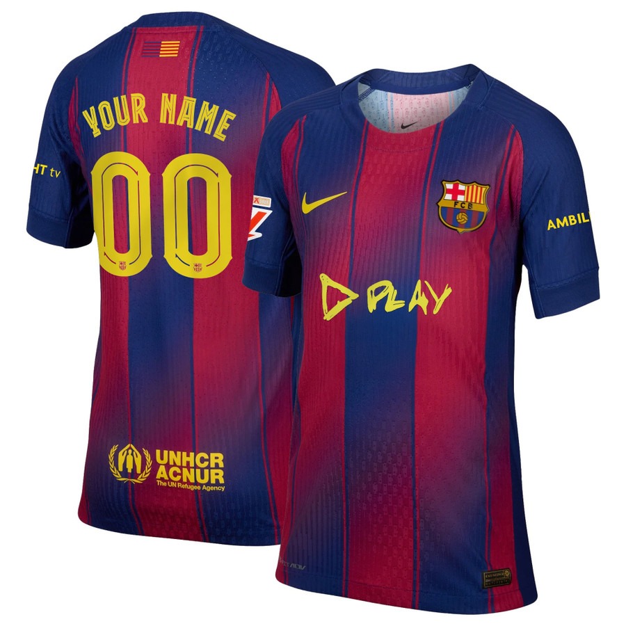 Men's FC Barcelona x Ed Sheeran El Clasico Edition Limited Custom Jersey