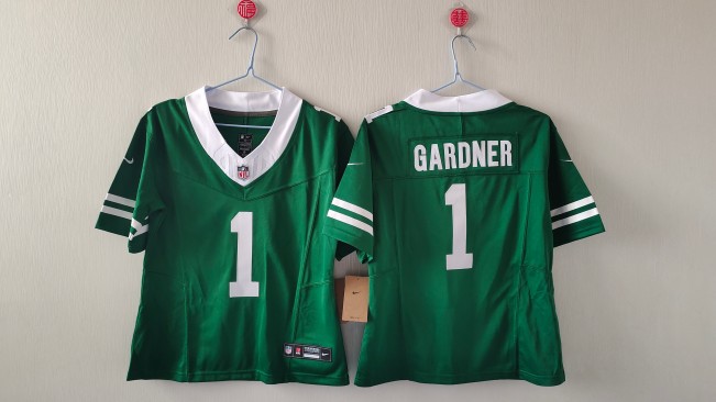 Youth New York Jets #1 Sauce Gardner Green 2025 F.U.S.E. Vapor Limited Stitched Jersey