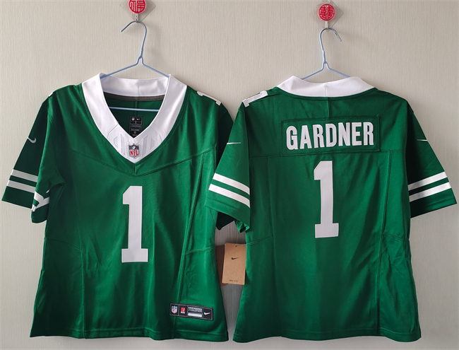 Women's New York Jets #1 Ahmad Gardner Green F.U.S.E. Vapor Stitched Jersey(Run Small) Women's New York Jets #1 Ahmad Gardner Green F.U.S.E. Vapor Stitched Jersey(Run Small)