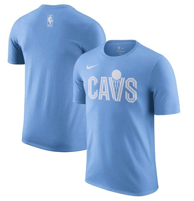 Men's Cleveland Cavaliers Blue 2024-25 City Edition Essential Logo T-Shirt