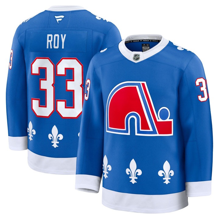 Men's Colorado Avalanche #33 Patrick Roy Blue 2025 Alternate Stitched Jersey