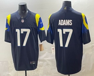 Men's Los Angeles Rams #17 Davante Adams Midnight Mode Nike Rivalries 2025 F.U.S.E. Vapor Limited Jersey
