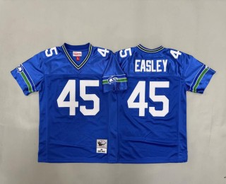 Youth Seattle Seahawks #45 Kenny Easley Royal 1984 Throwback Stitched Jersey